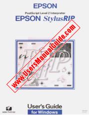 Vezi StylusRIP for Windows low pdf Manual de utilizare