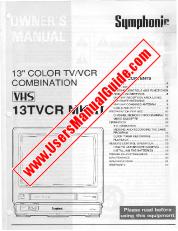 Ver 13TVCRMKIII pdf Unidad de combo de televisor / VCR de 13  inch Manual del usuario