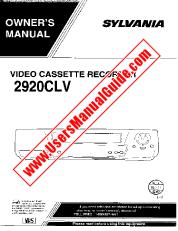Ver 2920CLV pdf Grabadora de cassette de video Manual del usuario