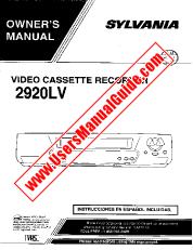 View 2920LV pdf Video Cassette Recorder Owner's Manual