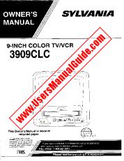 Vezi 3909CLC pdf Manual 09  inch Televizor / VCR Combo Unitatea proprietarului