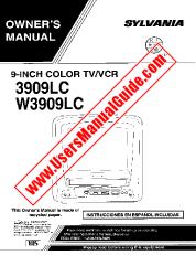 Voir 3909LC pdf Manuel de 09  inch Télévision / Magnétoscope propriétaire de l'unité