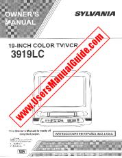 Voir 3913LC pdf Manuel de 13  inch Télévision / Magnétoscope propriétaire de l'unité
