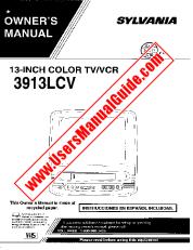 Ver 3913LCV pdf Unidad de combo de televisor / VCR de 13  inch Manual del usuario