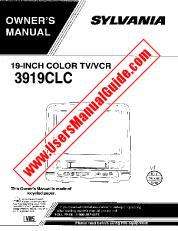 Voir 3919CLC pdf Manuel de 19  inch Télévision / Magnétoscope propriétaire de l'unité