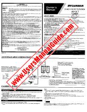 Vezi 4913LT pdf Manual 13  inch Televiziunea proprietarului