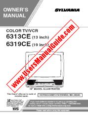 Ver 6313CE pdf Unidad de combo de televisor / VCR de 13  inch Manual del usuario