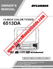 Voir 6513DA pdf Manuel de 13  inch TV / DVD Combo Unit Propriétaire