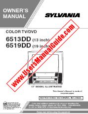 Vezi 6513DD pdf Manual 13  inch TV / DVD Combo Unitatea proprietarului