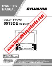 Ver 6513DE pdf Unidad de combo TV / DVD de 13  inch Manual del usuario