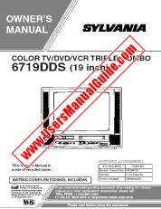 Vezi 6719DDS pdf Manual 19  inch TV / DVD / VCR Combo Unitatea proprietarului