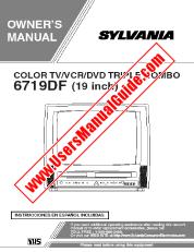 Ver 6719DF pdf Unidad de combo TV / DVD / VCR de 19  inch Manual del usuario
