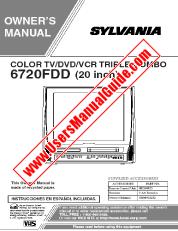 View 6720FDD pdf 20 inch  TV / DVD / VCR Combo Unit Owner's Manual