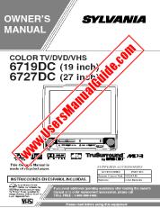 Ver 6727DC pdf Unidad de combo TV / DVD / VCR de 27  inch Manual del usuario