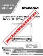 Vezi 6727DE pdf 27 Manual  inch TV / DVD / VCR Combo Unitatea proprietarului