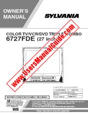 Ver 6727FDE pdf Unidad de combo TV / DVD / VCR de 27  inch Manual del usuario