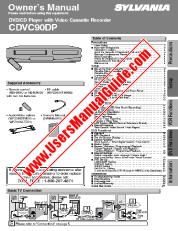 Ver CDVC90DP pdf Reproductor de DVD Manual del usuario