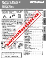 Vezi CDVL700E pdf Manual DVD Player proprietarului