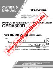 Ver CEDV800D pdf Reproductor de DVD con VCR Manual del usuario