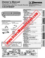 Ver CEDV90DP pdf Reproductor de DVD Manual del usuario