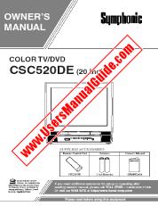 Ver CSC520DE pdf Unidad de combo TV / DVD de 20  inch Manual del usuario