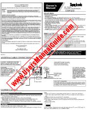 Ansicht CWF203 pdf 20  inch Fernbedienung Bedienungsanleitung