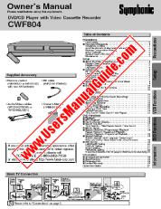 Vezi CWF804 pdf DVD Player cu Manualul VCR proprietarului