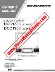 Ansicht DCC1303 pdf 13  inch TV / DVD Combo Unit Bedienungsanleitung