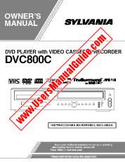 Voir DVC800C pdf Lecteur DVD avec le manuel de propriétaire du magnétoscope