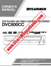 Ver DVC800CC pdf Reproductor de DVD con VCR Manual del usuario
