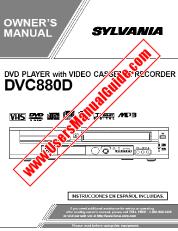 Ver DVC880D pdf Reproductor de DVD con VCR Manual del usuario