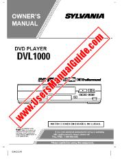 Ver DVL1000 pdf Reproductor de DVD Manual del usuario
