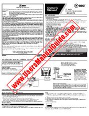 Ver EF427E pdf Manual del propietario de la televisión de 27  inch 