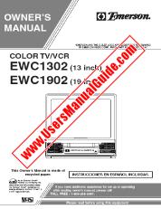 Ansicht EWC1302 pdf 13  inch TV / VCR Combo Unit Bedienungsanleitung