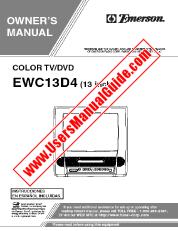 Ansicht EWC13D4 pdf 13  inch TV / DVD Combo Unit Bedienungsanleitung