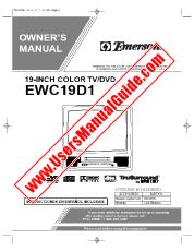 Ver EWC19D1 pdf Unidad de combo TV / DVD de 19  inch Manual del usuario