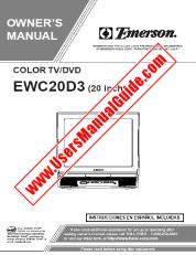 Ver EWC20D3 pdf Unidad de combo TV / DVD de 20  inch Manual del usuario