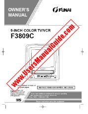 Ansicht F3809C pdf 09  inch TV / VCR Combo Unit Bedienungsanleitung
