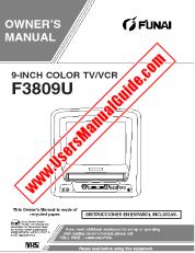 Voir F3809U pdf Manuel de 09  inch Télévision / Magnétoscope propriétaire de l'unité