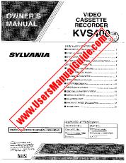 Ver KVS400 pdf Grabadora de cassette de video Manual del usuario