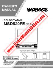 Voir MSD520FE pdf Manuel de 20  inch TV / DVD Combo Unit Propriétaire