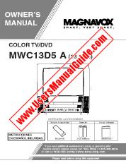 Vezi MWC13D5A pdf Manual 13  inch TV / DVD Combo Unitatea proprietarului