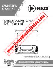 View RSEC313E pdf 13 inch  Television / VCR Combo Unit Owner's Manual
