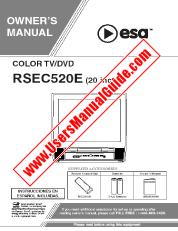 Ver RSEC520E pdf Unidad de combo TV / DVD de 20  inch Manual del usuario