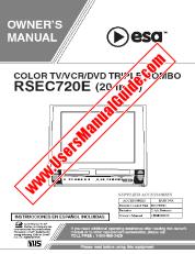 Ver RSEC720E pdf Unidad de combo TV / DVD / VCR de 20  inch Manual del usuario