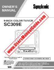 Voir SC309E pdf Manuel de 09  inch Télévision / Magnétoscope propriétaire de l'unité