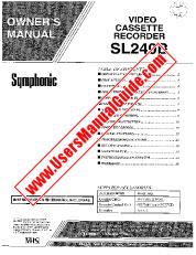 Ver SL240B pdf Grabadora de cassette de video Manual del usuario