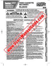 Vezi SL260C pdf Manual Video casetofon proprietarului