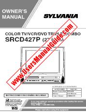 Vezi SRCD427P pdf 27 Manual  inch TV / DVD / VCR Combo Unitatea proprietarului