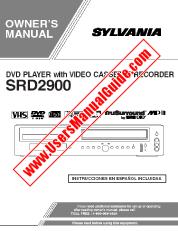 Ver SRD2900 pdf Reproductor de DVD con VCR Manual del usuario